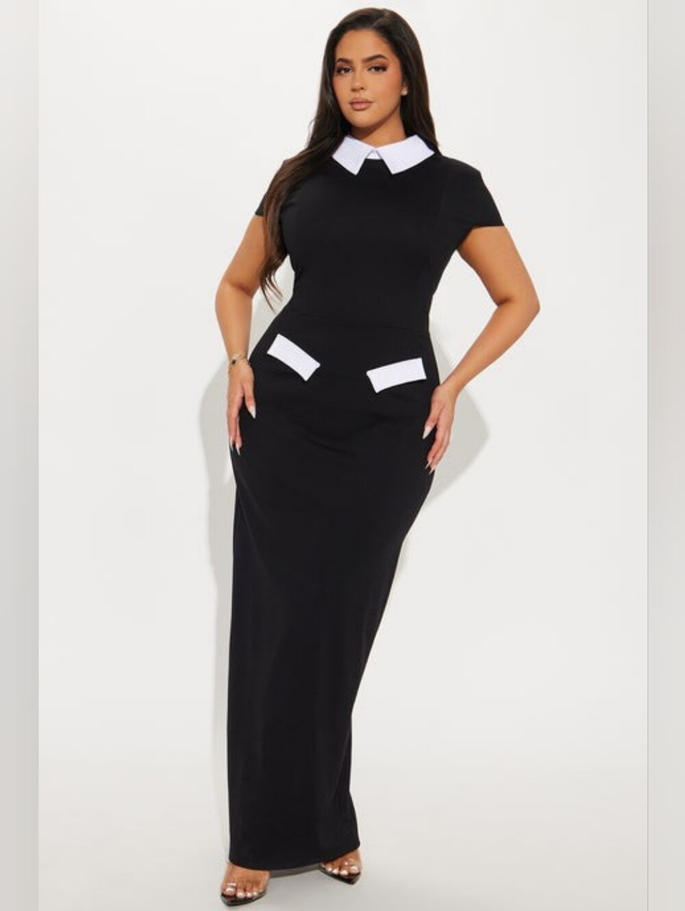ALL BUSINESS PONTE MAXI DRESS